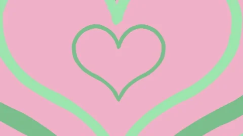 Hearted Icon 4K Video Stock Footage 196947629