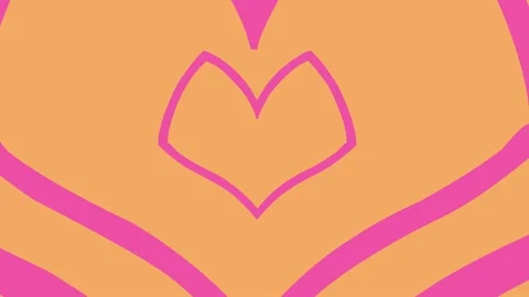 Hearted Icon 4K Video Stock Footage 196947631