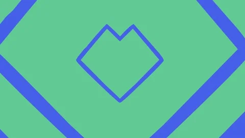 Hearted Icon 4K Video Stock Footage 196947650