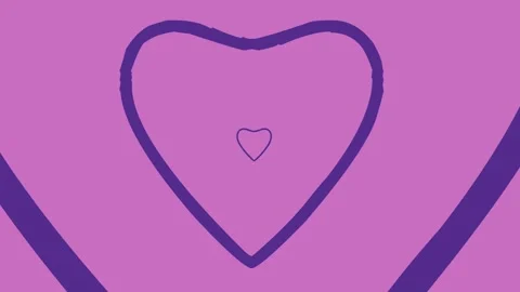 Hearted Icon 4K Video Stock Footage 196947651
