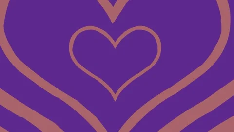 Hearted Icon 4K Video Stock Footage 196947652