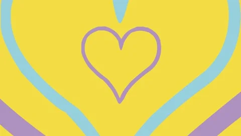 Hearted Icon 4K Video Stock Footage 196947685