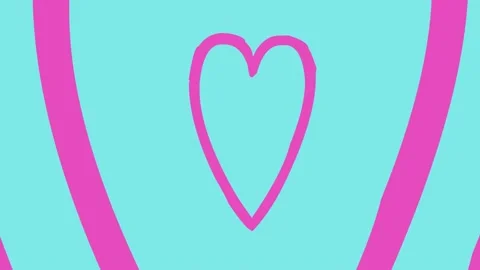 Hearted Icon 4K Video Stock Footage 196947698