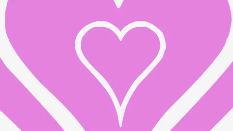 Hearted Icon 4K Video Stock Footage 196947762