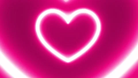 Hearted Icon 4K Video Stock Footage 196947831