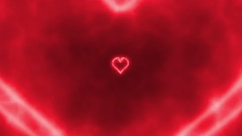 Hearted Icon 4K Video Stock Footage 196947982