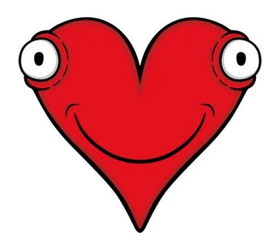Hearth cartoon Illustrazione stock