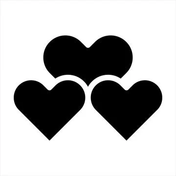Hearth glyph icon vector illustration isolated on white background Stock Illustration
