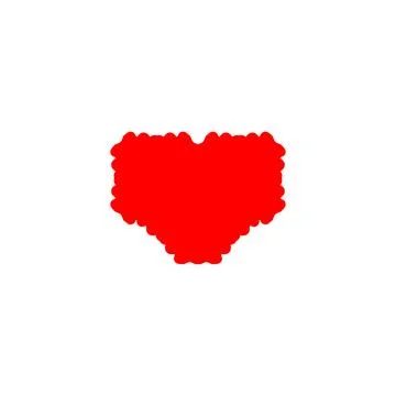 Hearth icon. Simple style gift shop big sale poster background symbol. Hear.. 스톡 일러스트