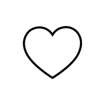 Hearth - love icon vector design template Stock Illustration