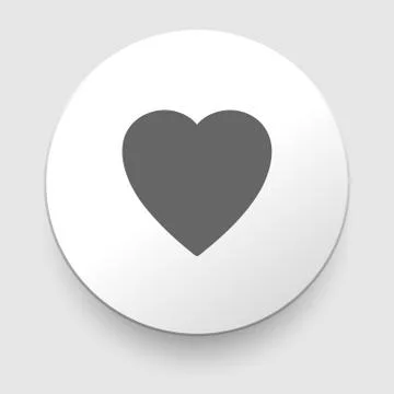 Hearth symbol,vector Ilustración de archivo