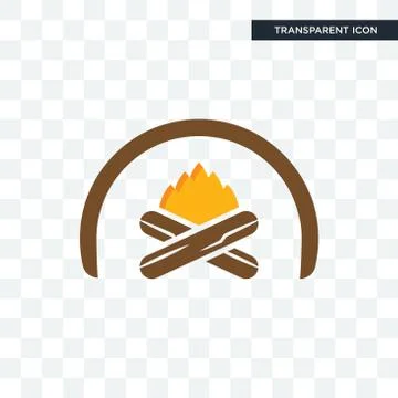 Hearth vector icon isolated on transparent background, hearth logo design Stock Illustration