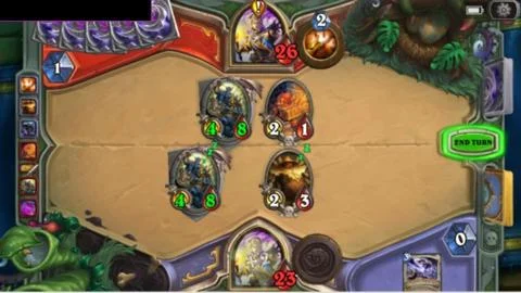 Hearthstone mobile glitch Stockfoto's