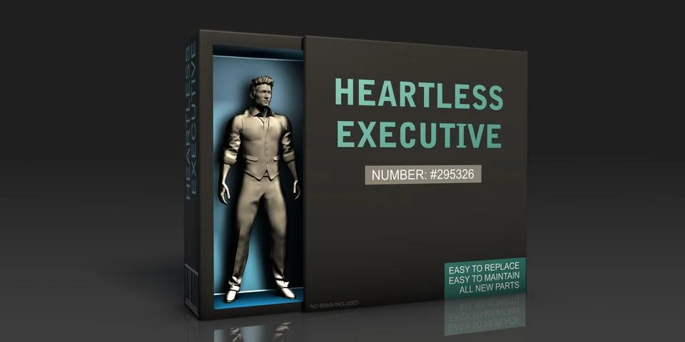 Heartless Executive Stock Illustration