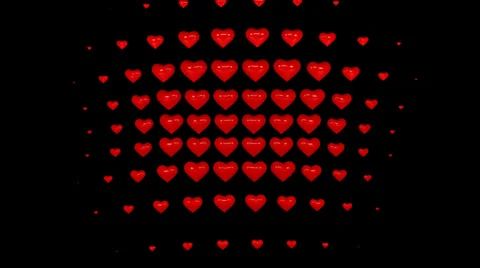 Hearts 03 720p with alpha Vídeos de archivo 34492408