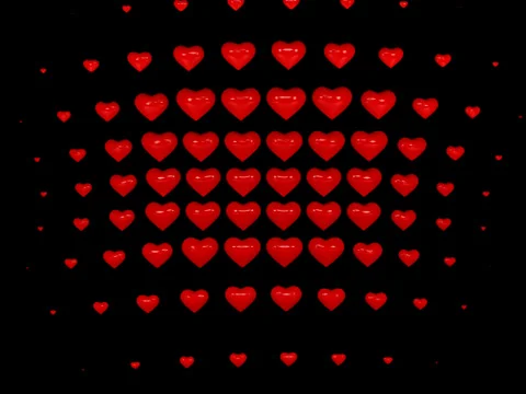 Hearts 03 WEB with alpha Stock Footage 34492352