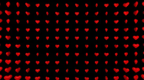 Hearts 04 4K with alpha Stock Footage 34493268