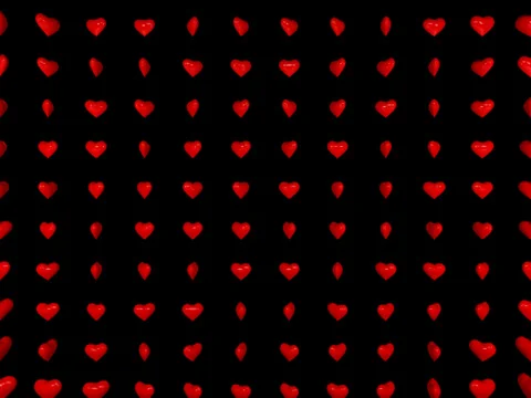 Hearts 04 WEB with alpha Stock Footage 34492618