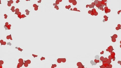 Hearts-alpha Stock Footage 146687216