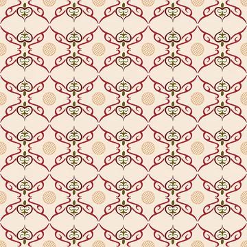 Hearts and circles Stock Illustration