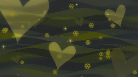Hearts and Flakes Stock Footage 12759681