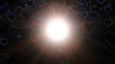 Hearts and sunshine Stock Footage 300410191