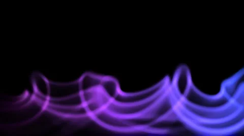 Hearts and waves looping background Stock Footage 2318274