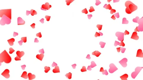 Hearts animations background Stock Footage 291593475