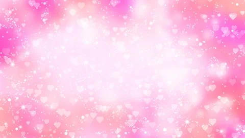Hearts appear on  background. Valentines Day holiday abstract loop animation. Stock Footage 101225601