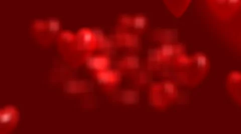 Hearts Backgound 10secs loopable Stock Footage 45668947