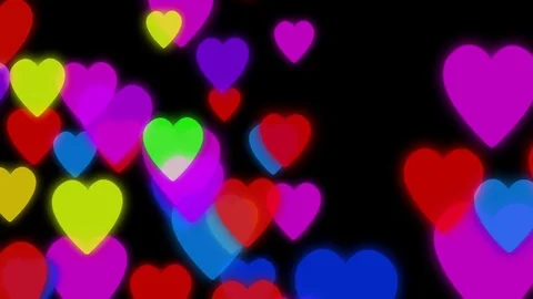 Hearts background animation. Stock-Footage 70987819
