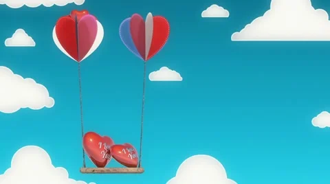 Hearts Background Animation for Valentines Day and Wedding. 스톡 동영상 59124731