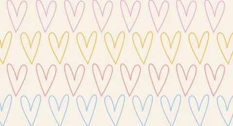 Hearts background design Stock Illustration