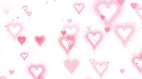 Hearts background 스톡 동영상 34508140