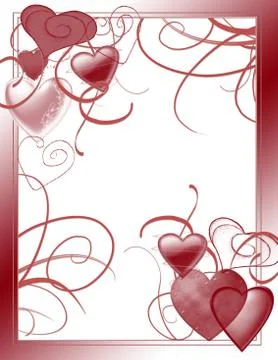 Hearts background Stock Illustration