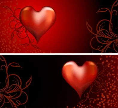 Heart's background. Stock Illustration