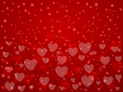 Hearts background Stock Illustration