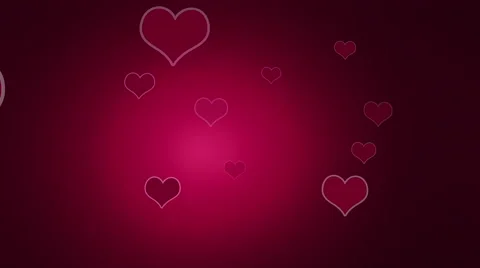Hearts background loop 库存影片 43731566