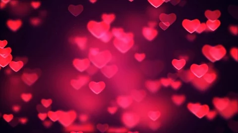 Hearts Background Loop Video stock 104038932