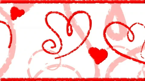 Hearts bg2 loop Stock Footage 459999