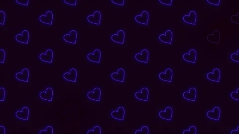 Hearts of blue a stylish pattern for web design and graphics Stock Footage 289232089
