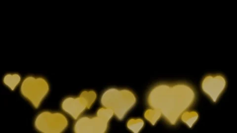 Hearts Bokeh  Stock Footage 69724684