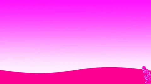 Hearts Burst Lower Third Wave Pink Valentines Motion Background Stock Footage 100809918