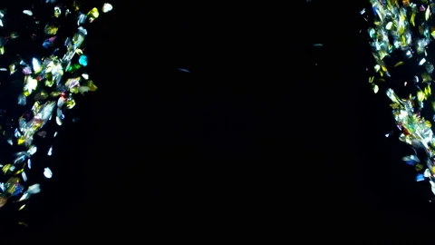 Hearts Confetti Explosion Vídeo Stock 95199376