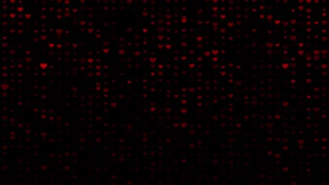 Hearts on dark background Stock Footage 327613693