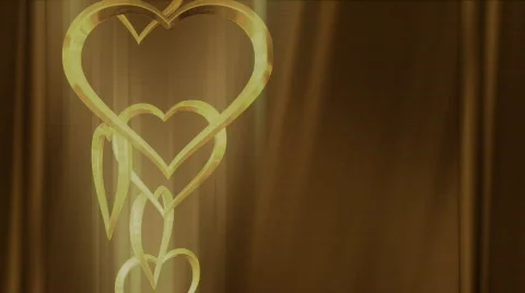 Hearts Up Drape HD Stock Footage 335175