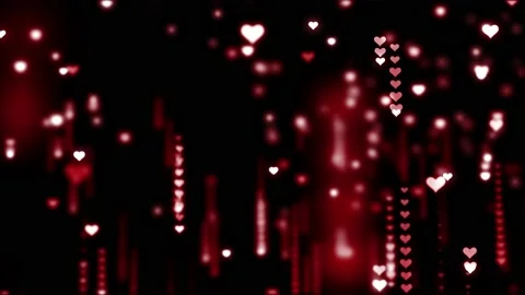 Hearts Falling Stock Footage 164313973