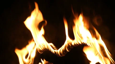 Hearts on fire. Flame. Stock Footage 86943604