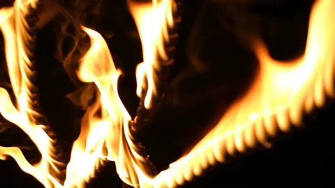 Hearts on fire. Flame. Stock Footage 86944074