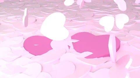 Hearts on the floor Stock Footage 57291010